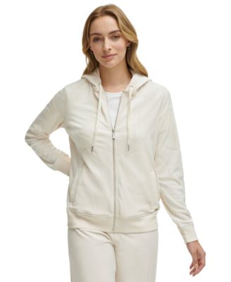 Calvin klein velour hoodie best sale