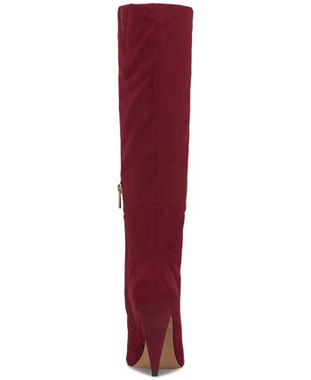 Jessica simpson burgundy top boots
