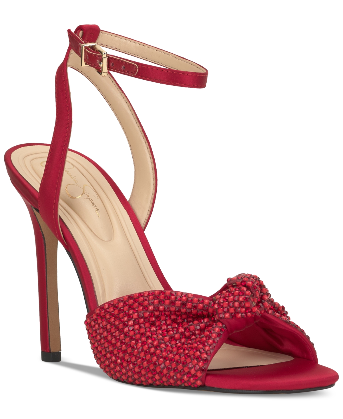 Jessica simpson online red bow heels