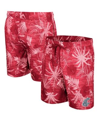 Men's Crimson Washington State Cougars What Else is New Swim Shorts
