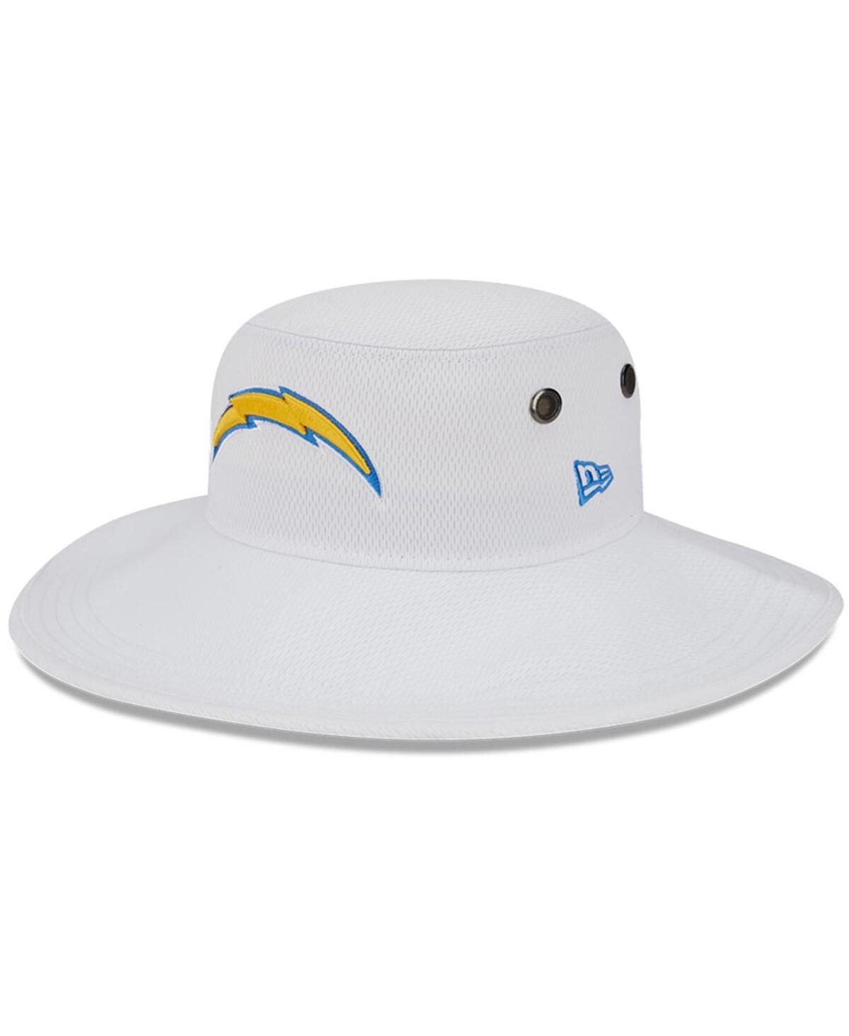 New Era Men's  White Los Angeles Chargers 2023 Nfl Training Camp Panama Bucket Hat In White