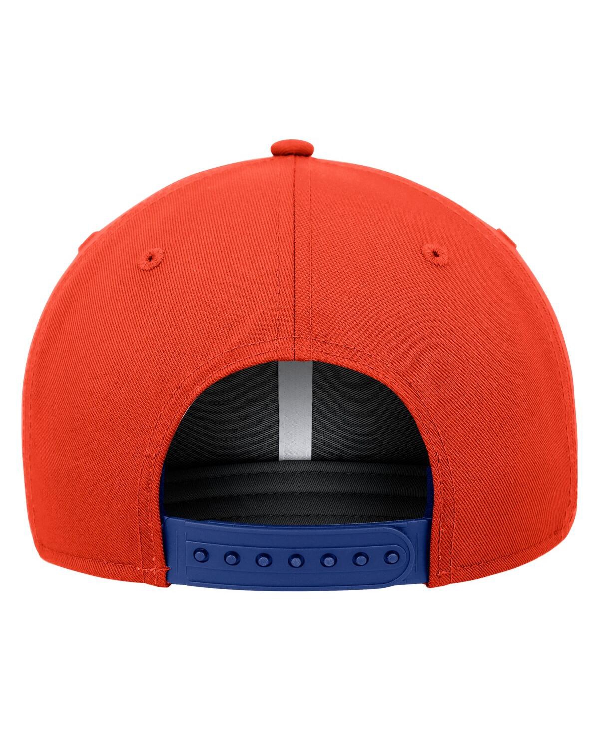 Men's Nike Orange New York Mets Classic99 Colorblock Performance Snapback Hat - Orange