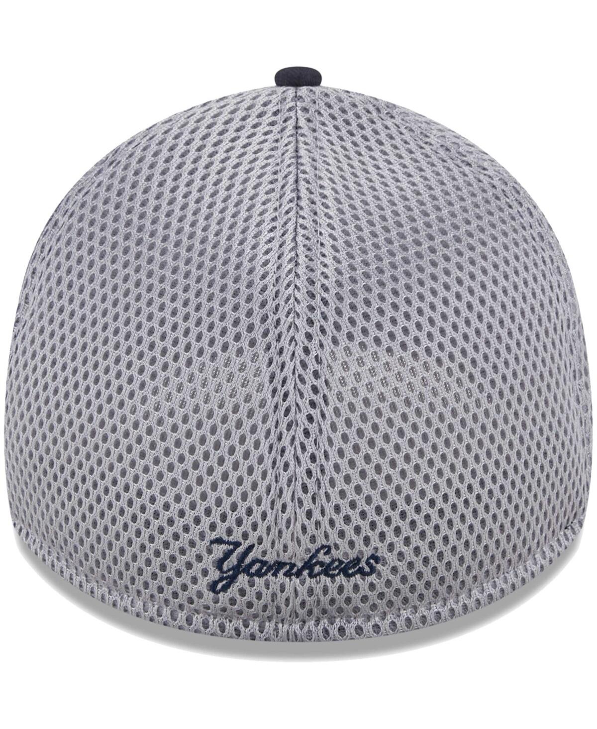 New Era Men's  Navy New York Yankees Team Neo 39thirty Flex Hat In Navy