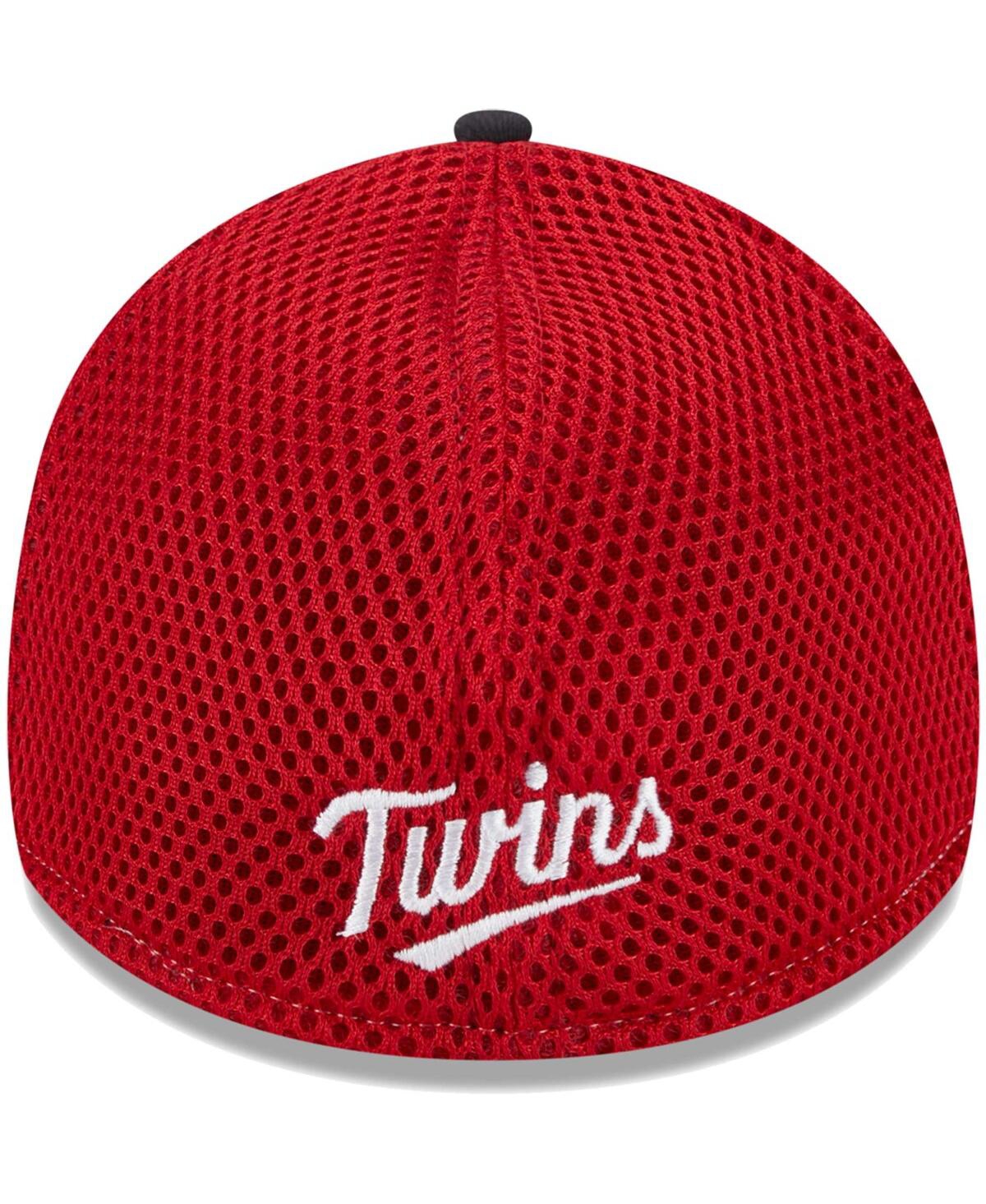 New Era Men's  Navy Minnesota Twins Team Neo 39thirty Flex Hat In Navy