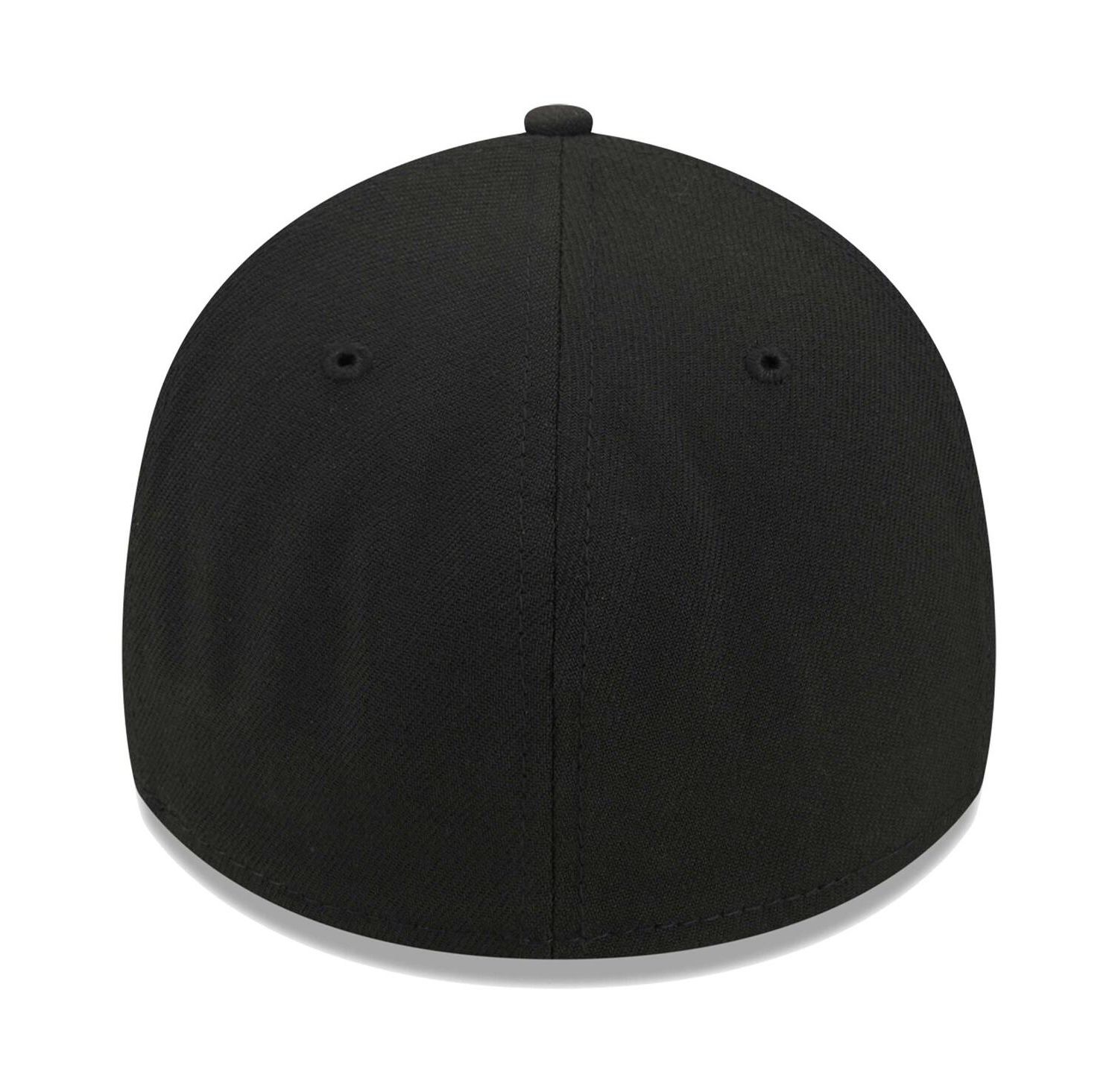 Men's Black St. Louis Cardinals Logo 39THIRTY Flex Hat