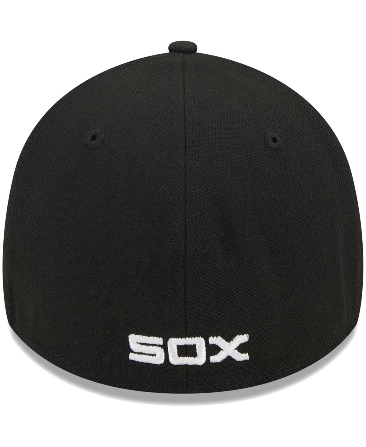 Men's New EraChicago White Sox Logo 39THIRTY Flex Hat - Black