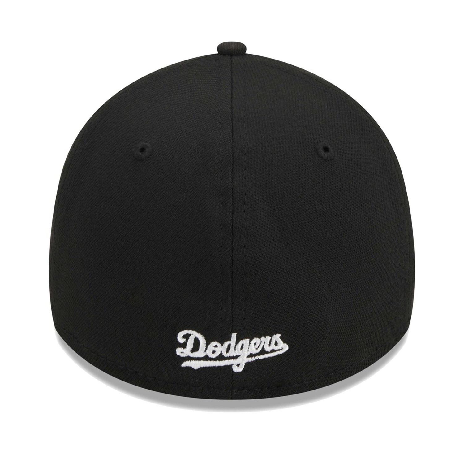 Men's Black Brooklyn Dodgers Logo 39THIRTY Flex Hat