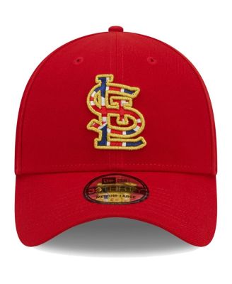 Men's Red St. Louis Cardinals 2023 MLB World Tour: London Series Flag Fill 39THIRTY Flex Hat