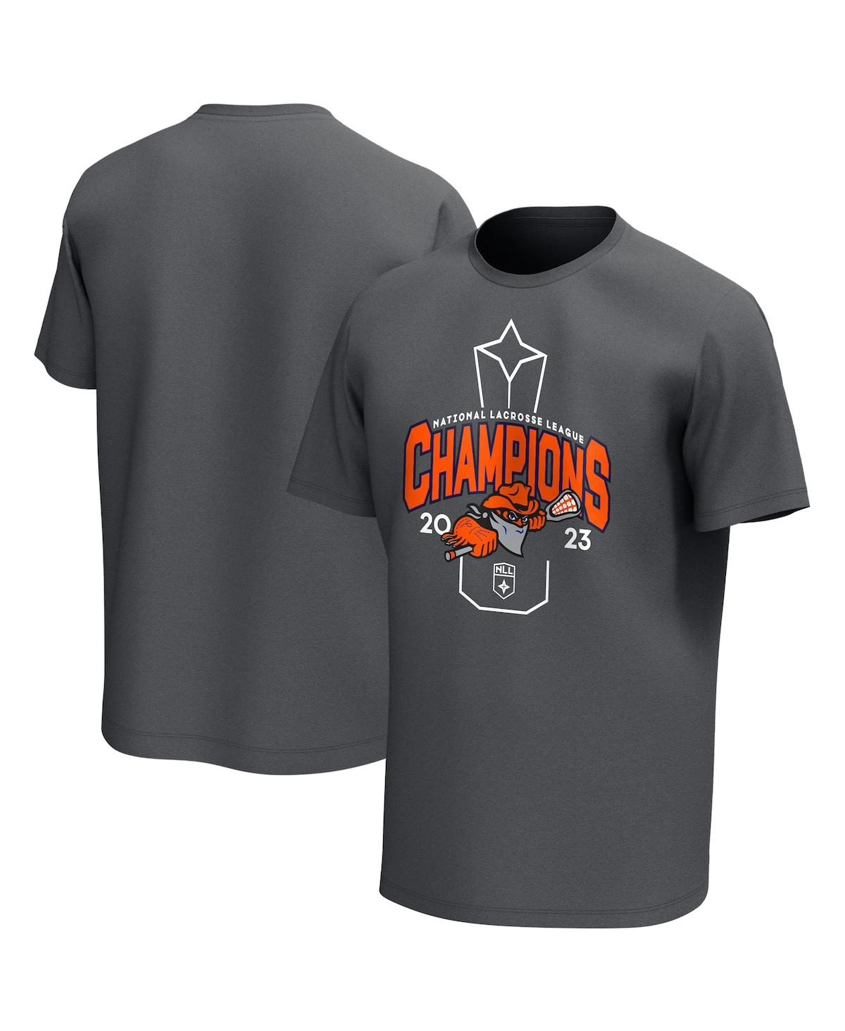 Shop Adpro Sports Women's Charcoal Buffalo Bandits 2023 Nll Cup Champions T-shirt