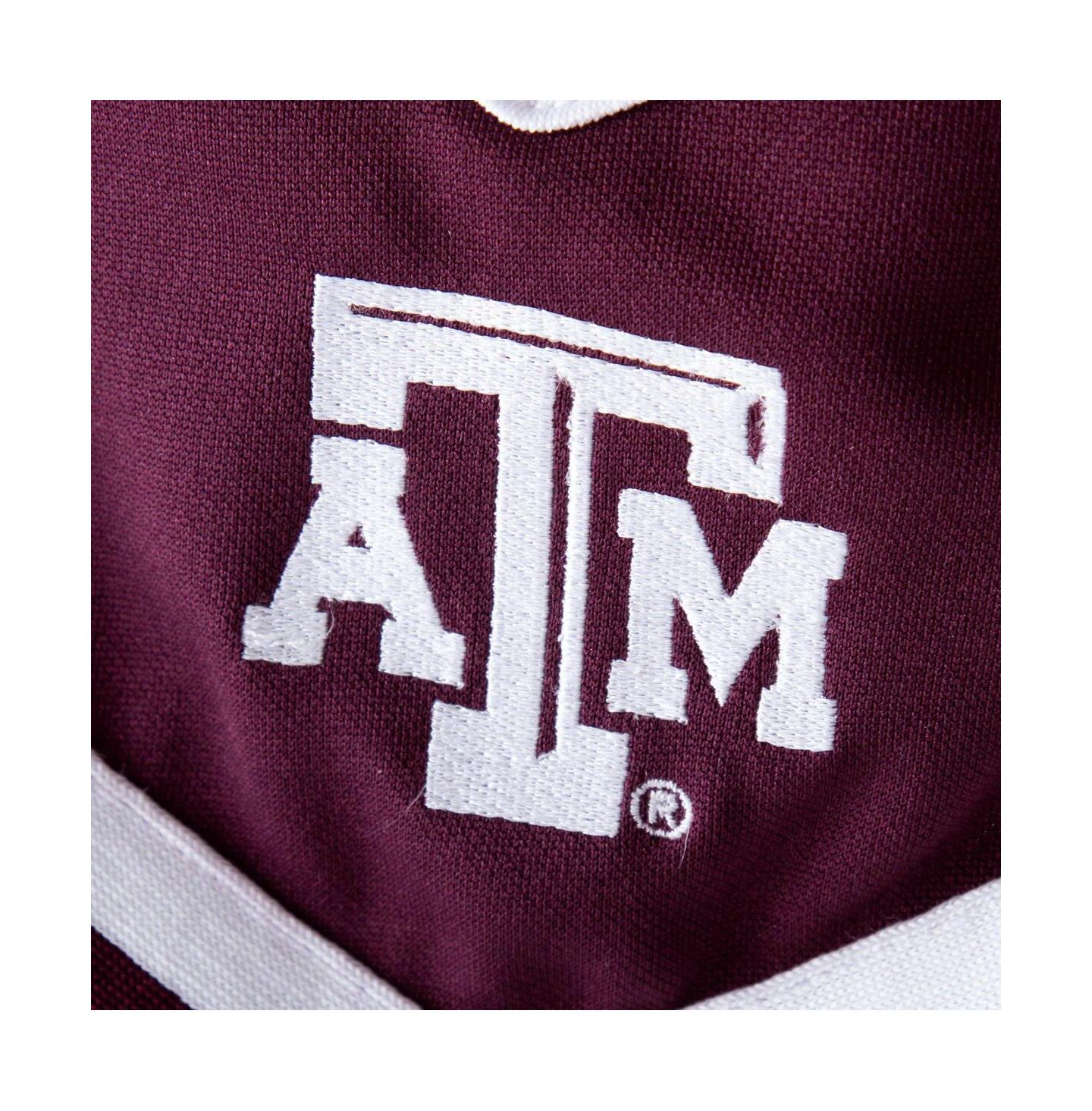 Little King Apparel Toddler Girls Maroon Texas A&M Aggies Two-Piece Cheer Set — фото 3