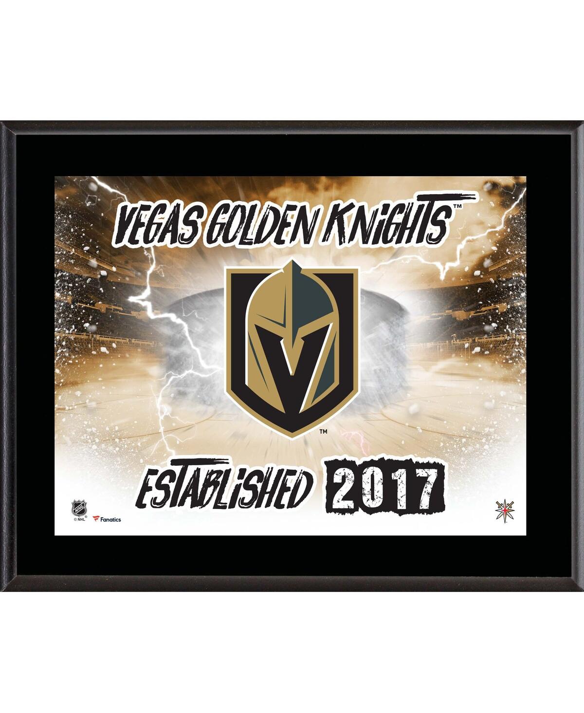 Fanatics Authentic Vegas Golden Knights 10.5" X 13" Sublimated Horizontal Team Logo Plaque In Multi