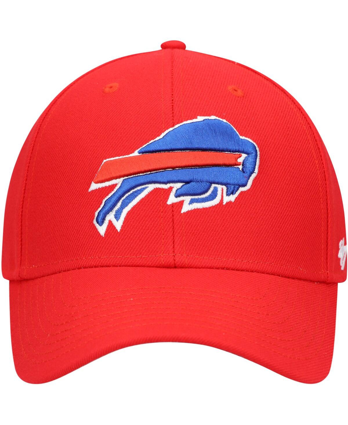 47 Brand Men's Buffalo Bills Secondary Clean Up Adjustable Cap In Red
