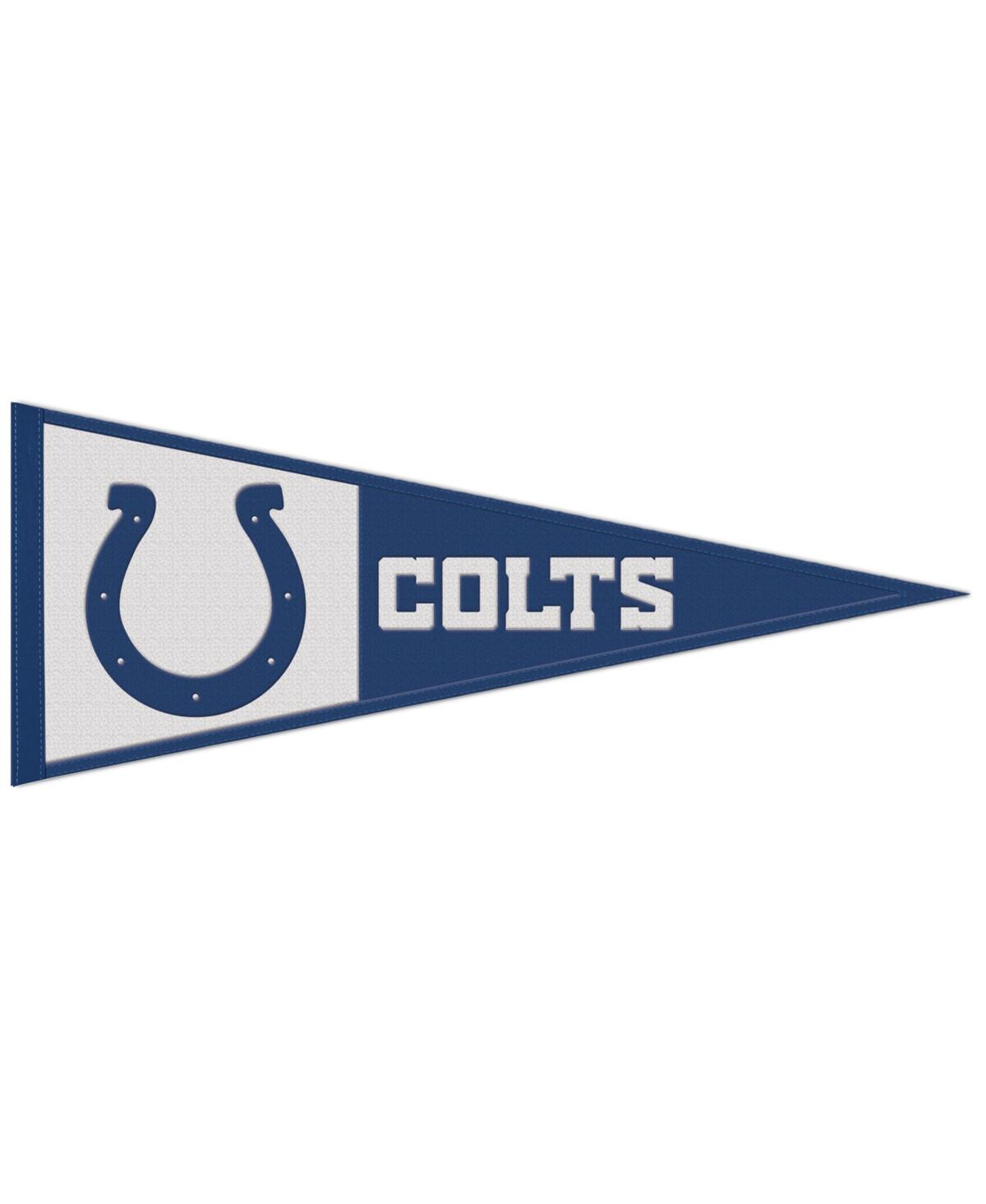 Wincraft Indianapolis Colts 13" X 32" Wool Primary Logo Pennant In Blue