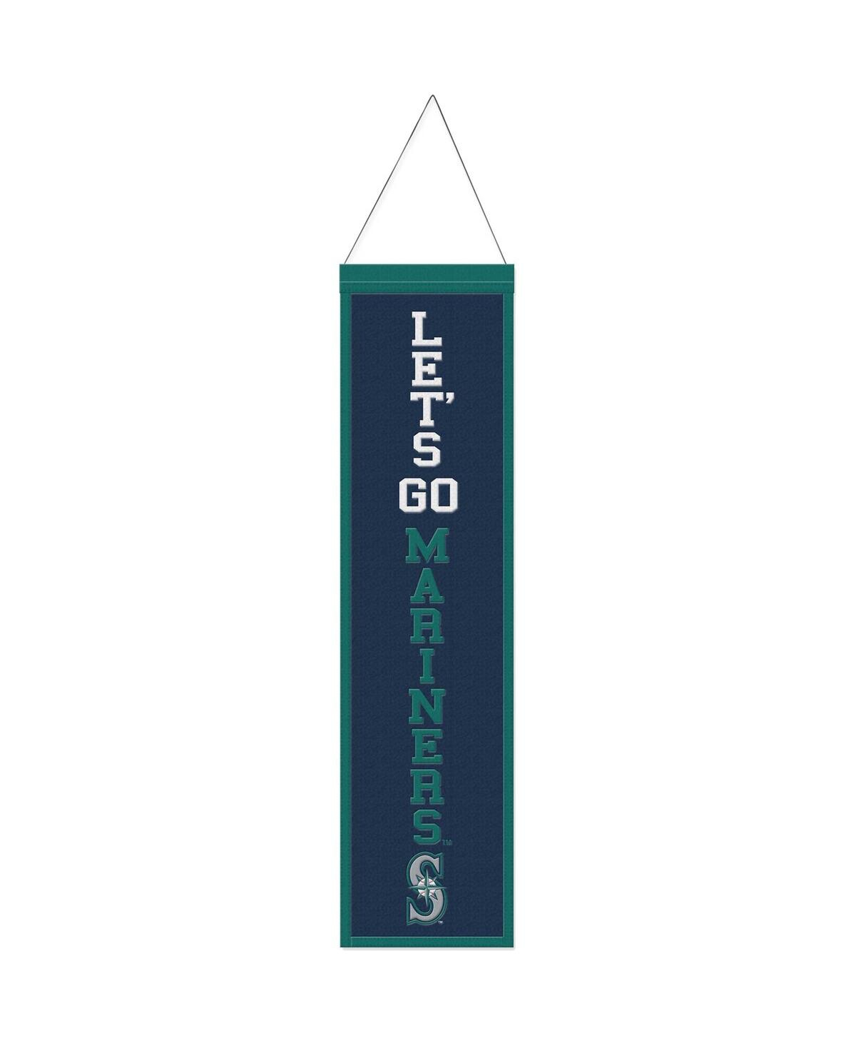 Wincraft Seattle Mariners 8" X 32" Slogan Wool Banner In Multi