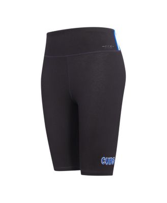 Women's Black Chicago Cubs City Scape Bike Shorts