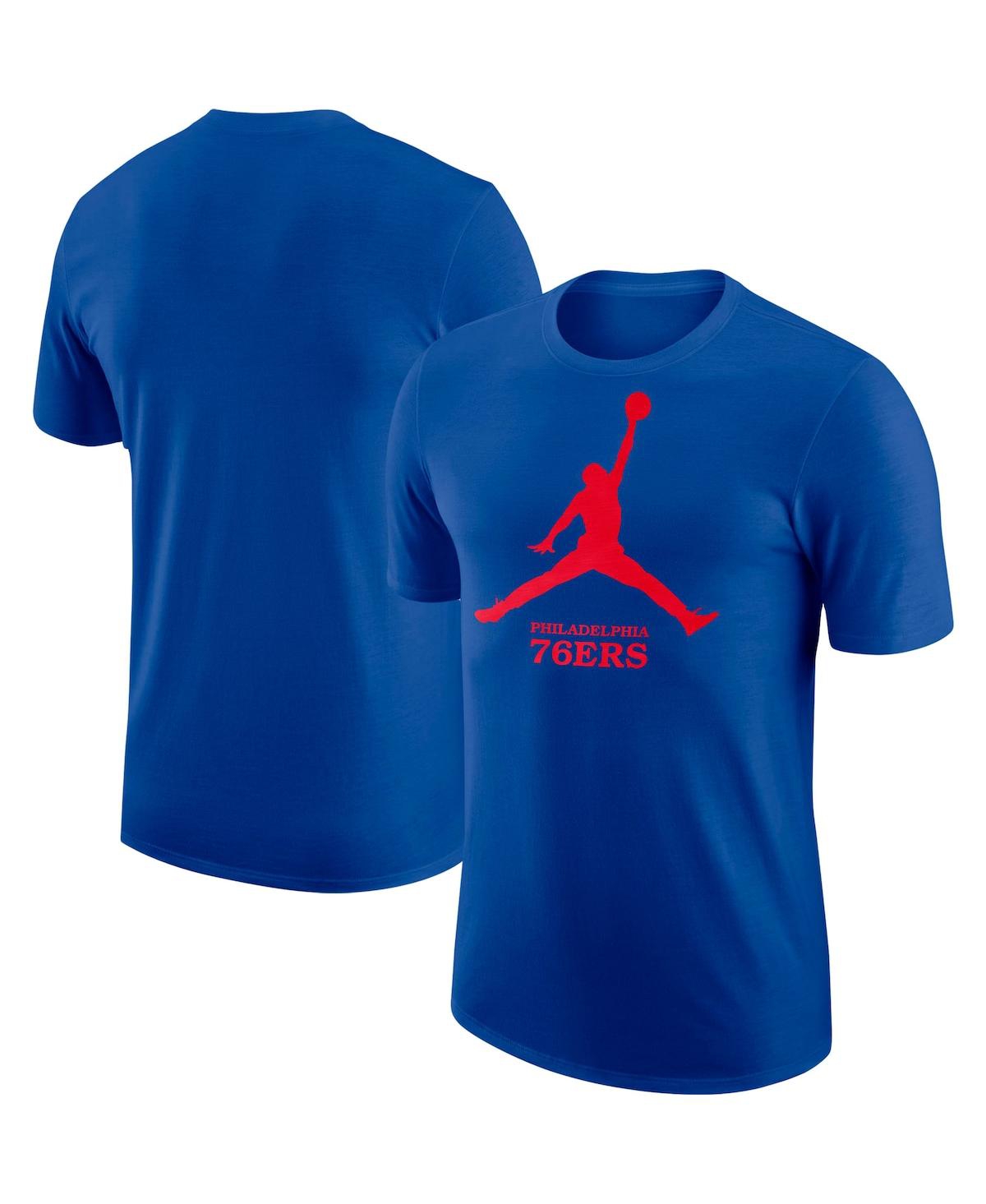 Jordan Men's Philadelphia 76ers Essential  Nba T-shirt In Blue