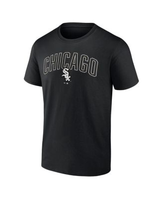 Men's Black, Heather Gray Chicago White Sox Arch T-shirt and Shorts Combo Set