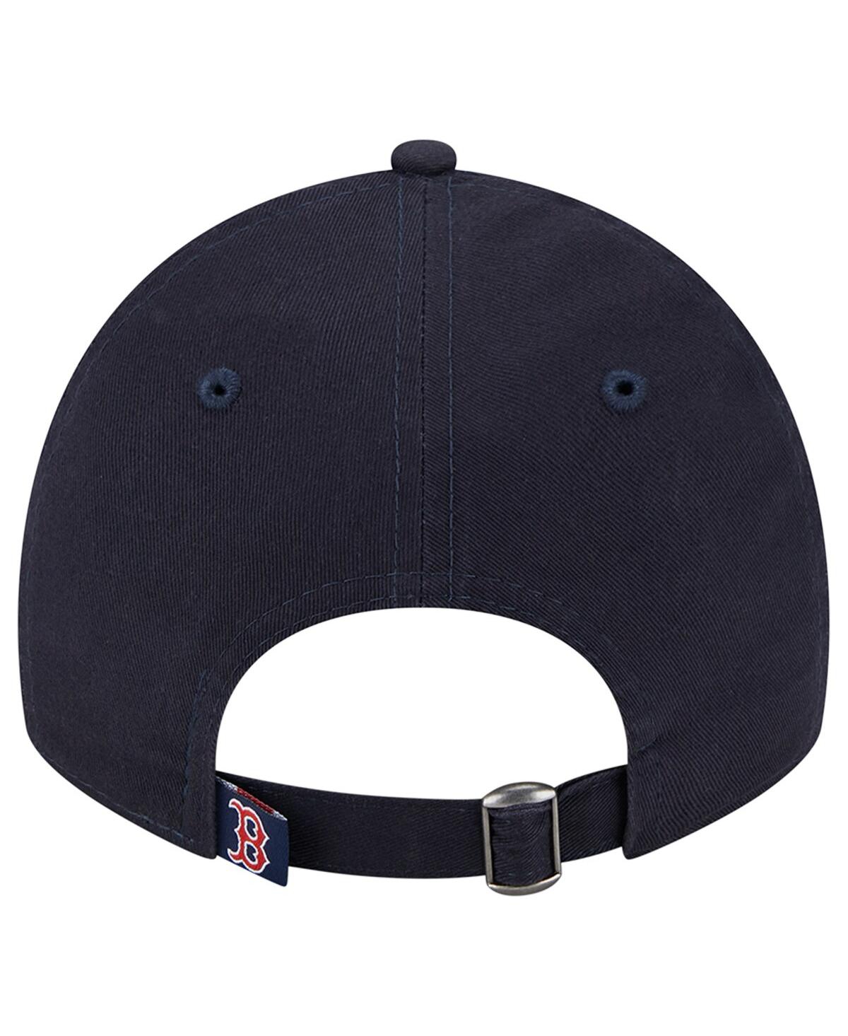 Shop New Era Women's  Navy Boston Red Sox Shoutout 9twenty Adjustable Hat