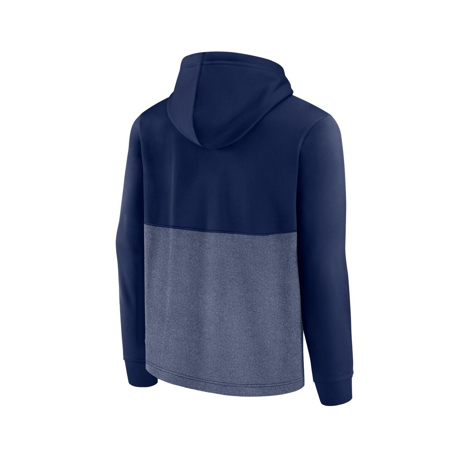 Men's Deep Sea Blue Seattle Kraken Successful Tri-Blend Pullover Hoodie