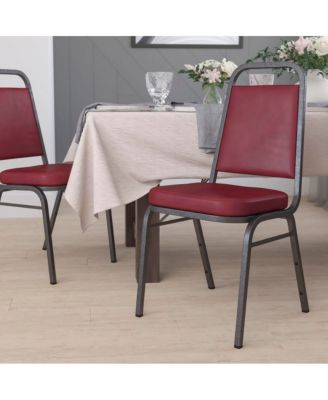 Trapezoidal Back Stacking Banquet Dining Chair - 2.5" Thick Seat