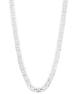 Italian Silver Polished Mariner Link 22