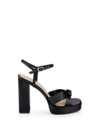 Women's Valencia Square Toe Evening Platform Sandals