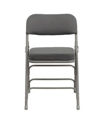 2 Pack Home & Office Portable Party Events Fabric Padded Metal Folding Chair