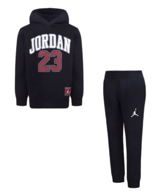 Jordan Little Boys Jersey Pack Pullover Hoodie and Jogger Pants Set