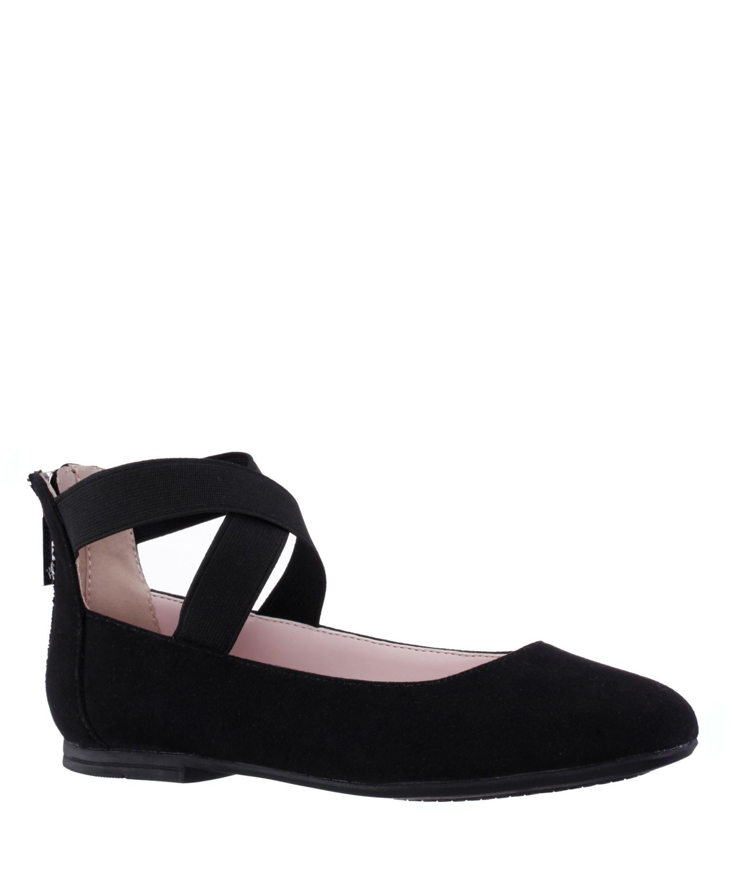 Little Girls Marissa Crisscross Ankle Strap Ballet Flat