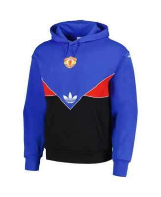 ★adidas★ MUFC hoodie black blue IP5545 adidas Men's Blue, Black Manchester United OG Pullover