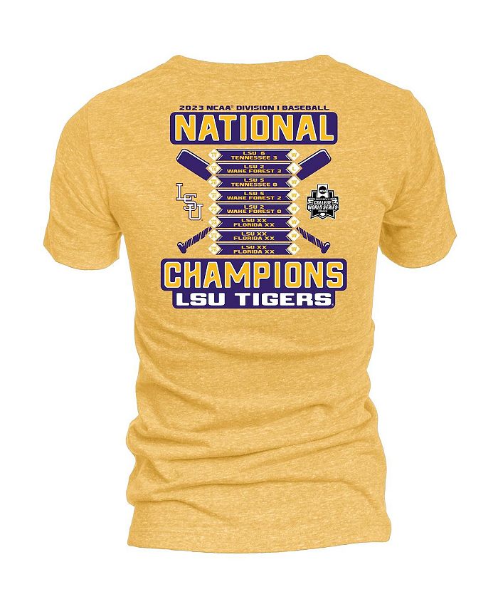 Blue 84 Women's Gold LSU Tigers 2023 NCAA Men's Baseball College World ...