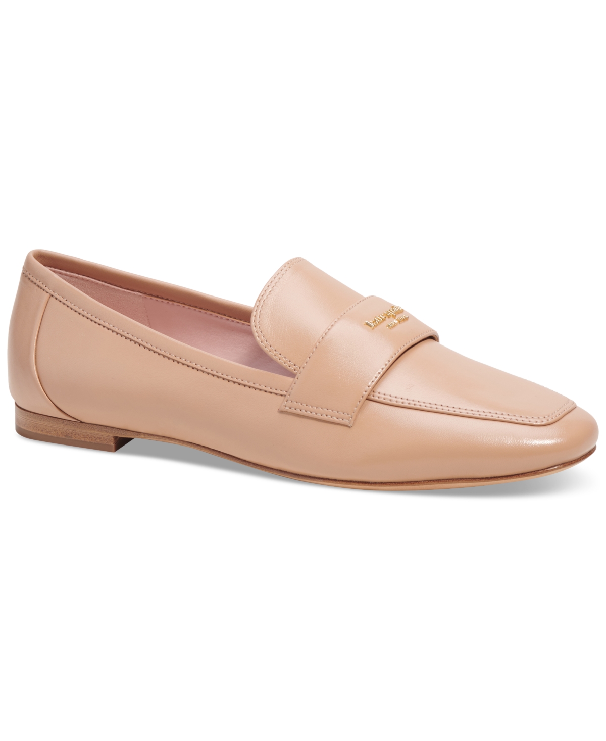 Kate Spade Women's Leighton Slip-on Loafer Flats, Created For Macy's In Light Fawn