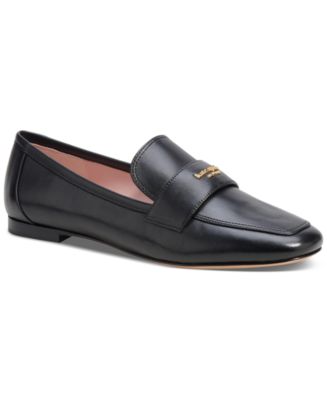 Kate Spade Black Leather Loafers Leandra Designer Women main image 2