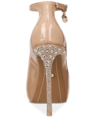 Thalia Sodi Women's Libbie Embellished Ankle-Strap Platform Dress