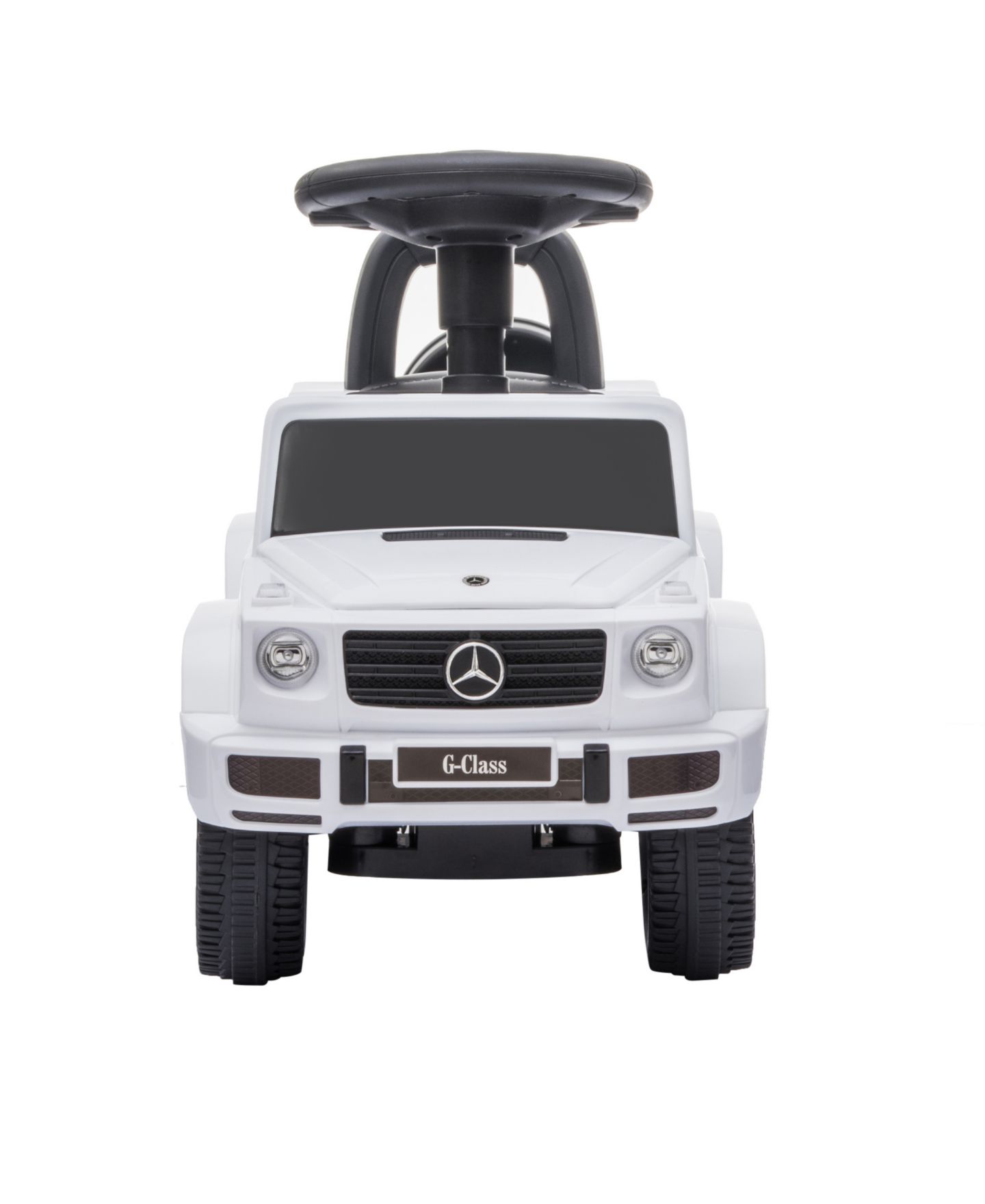 Детская машина-каталка Best Ride on Cars Mercedes G-Wagon с ручкой для прогулок, цвет: Белый — фото 6