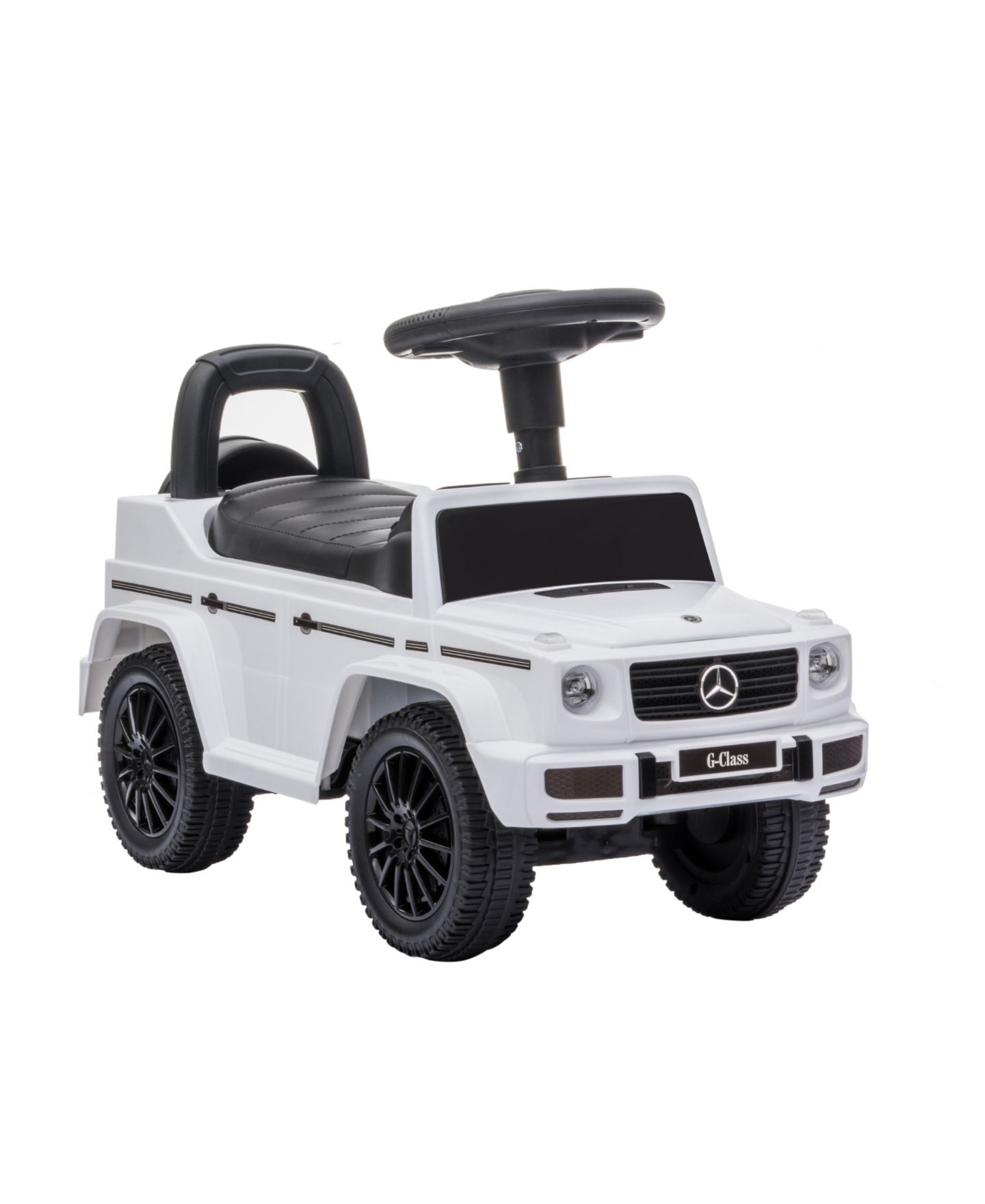Детская машина-каталка Best Ride on Cars Mercedes G-Wagon с ручкой для прогулок, цвет: Белый — фото 10