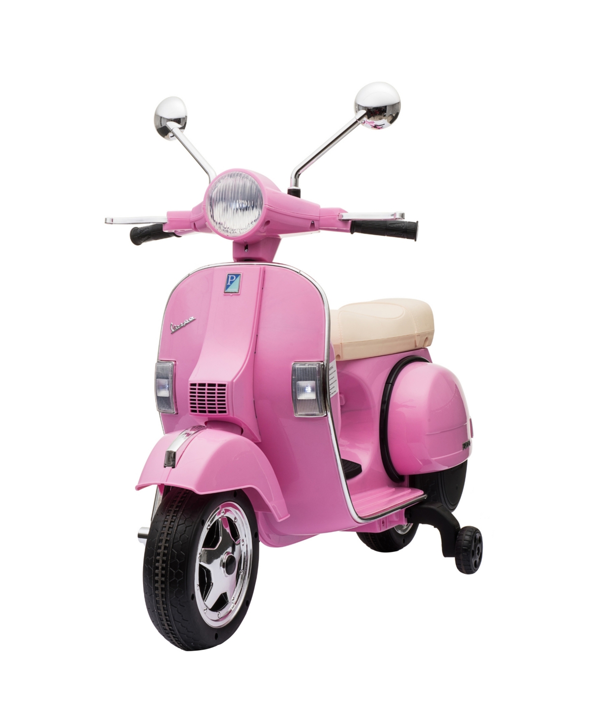 Best Ride On Cars Kids' Vespa Scooter 12v Powered Ride-on In Pink