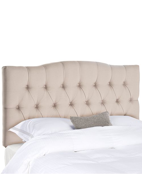 Safavieh Jorie Upholstered Tufted King Headboard & Reviews Furniture