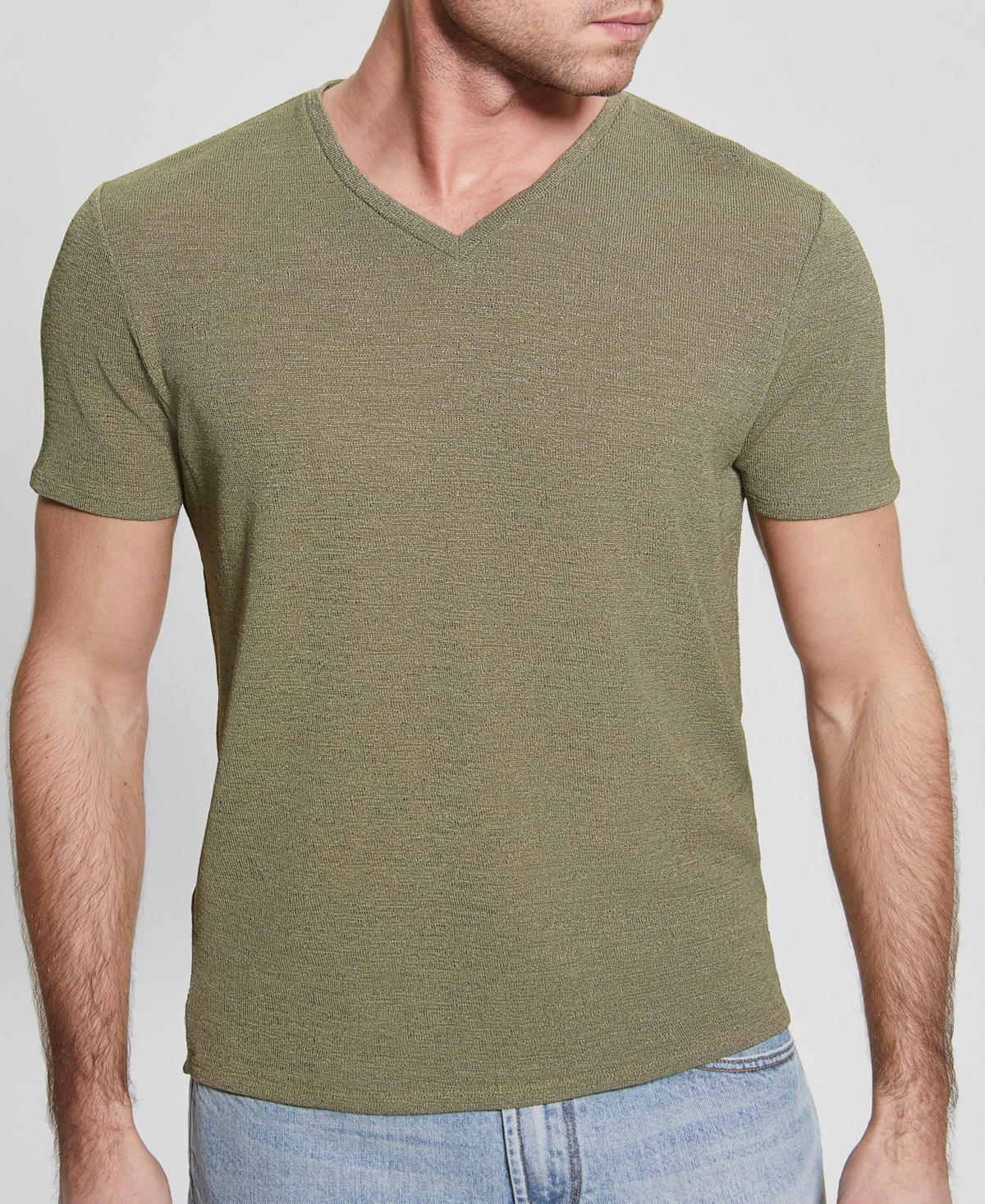 Guess Men's Gauze T-shirt In Green