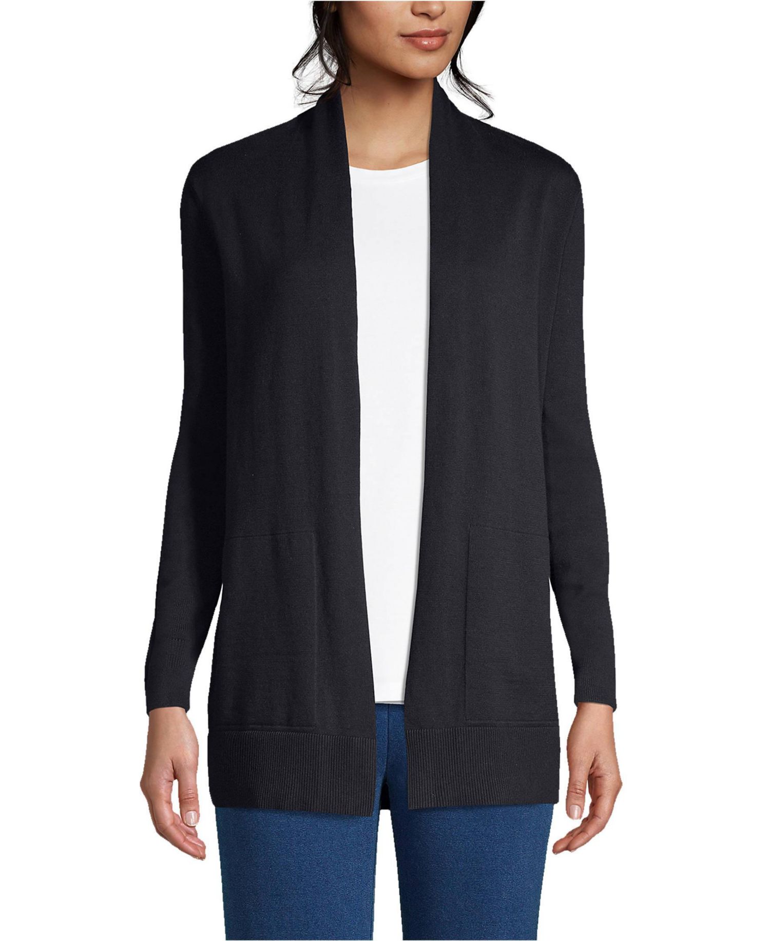 Women's Long Sleeve Open Long Cardigan Sweater