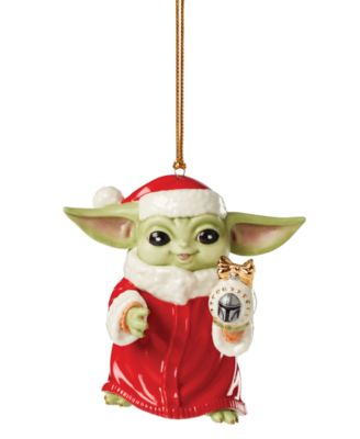 Lenox - Grogu Santa Mandalorian Porcelain Ornament