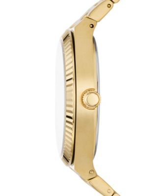 Women's Scarlette Three-Hand Date Gold-Tone Stainless Steel Watch, 38mm