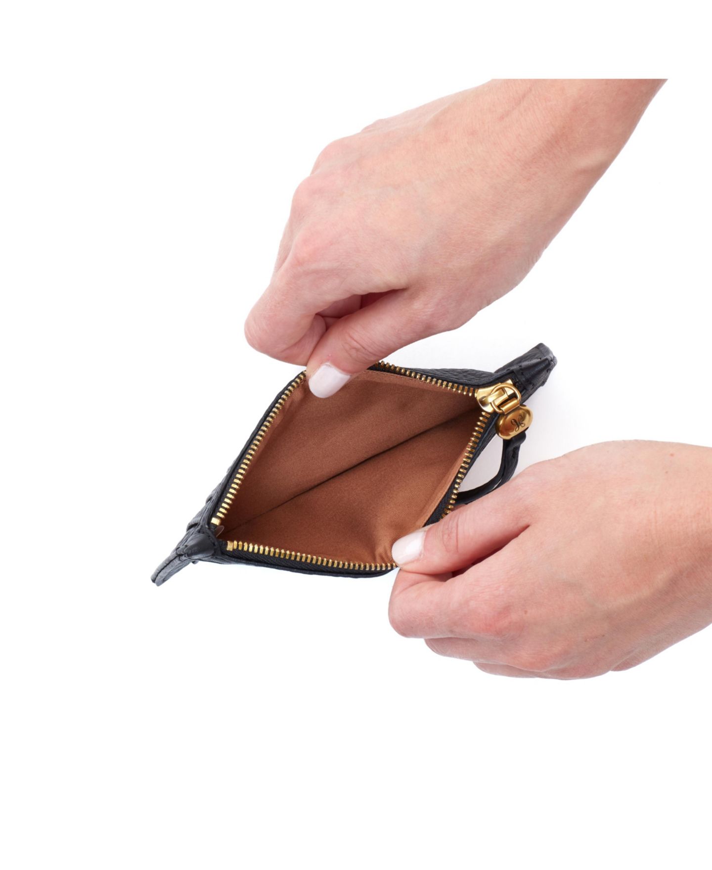 Женский кошелёк HOBO Carte Card Case Wallet, цвет: Чёрный — фото 2