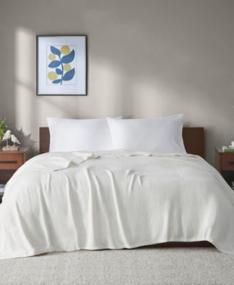 Freshspun Basketweave Cotton Blanket, King