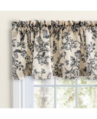Waverly Gardens Rod Pocket Insert Curtain Valance 42"W x 13"L