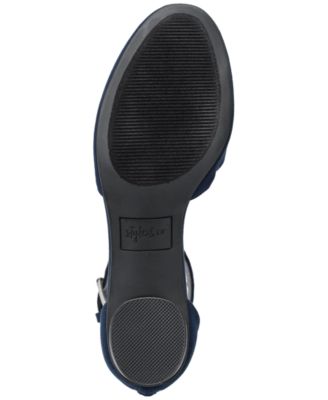 Women's Alinaa Two-Piece Block Heel Dress Pumps, Created for Macy's