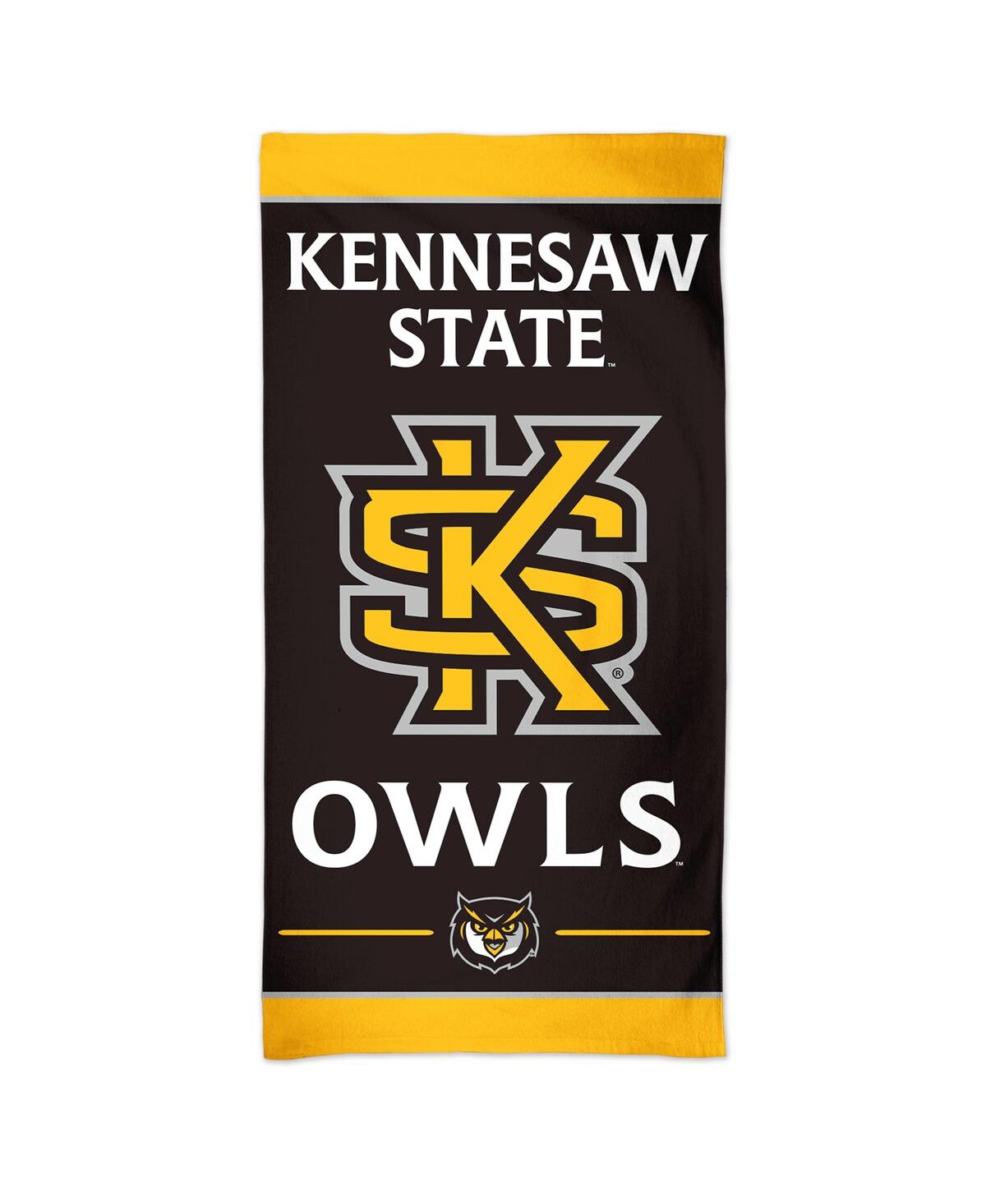 Wincraft Kennesaw State Owls 30" X 60" Spectra Beach Towel In Brown