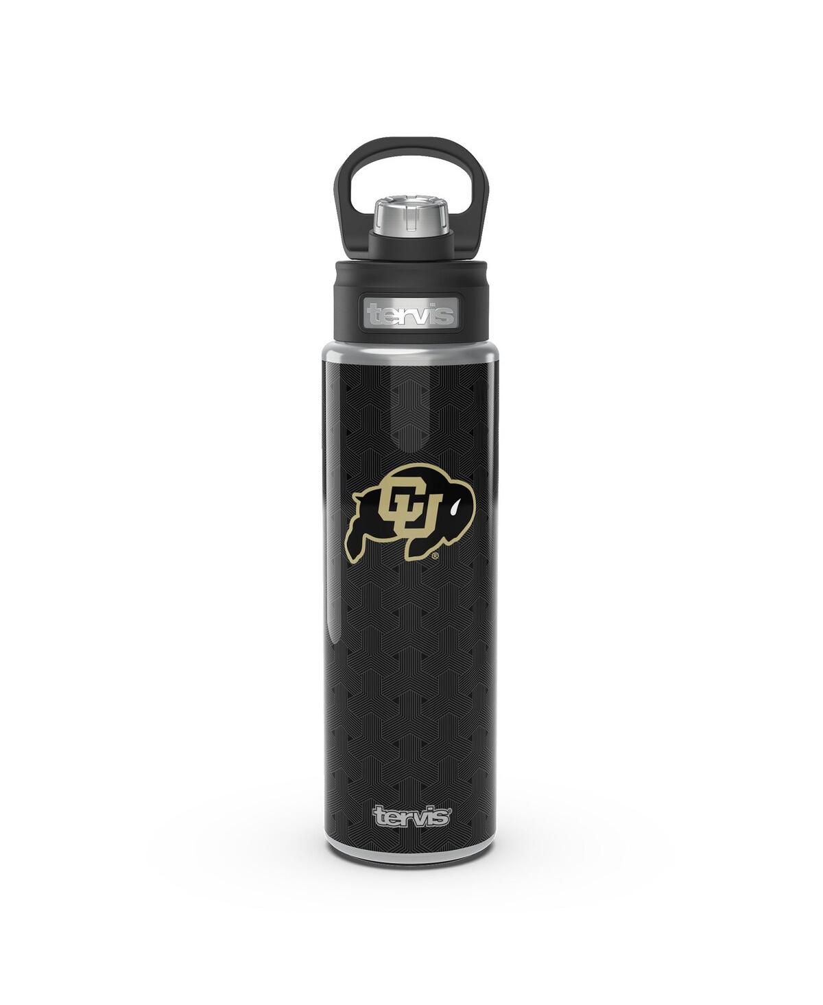 Tervis Tumbler Colorado Buffaloes 24 oz Weave Stainless Steel Wide Mouth Bottle In Black