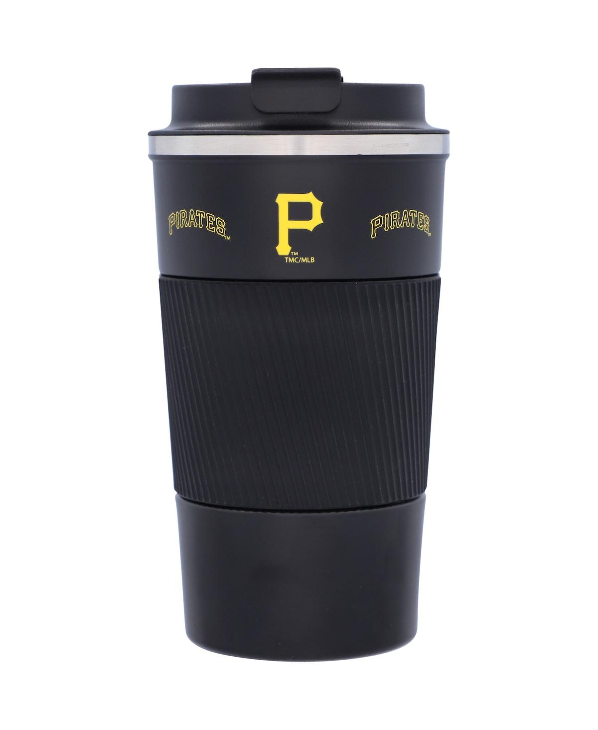 Memory Company Pittsburgh Pirates 18oz Coffee Tumbler With Silicone Grip In Black