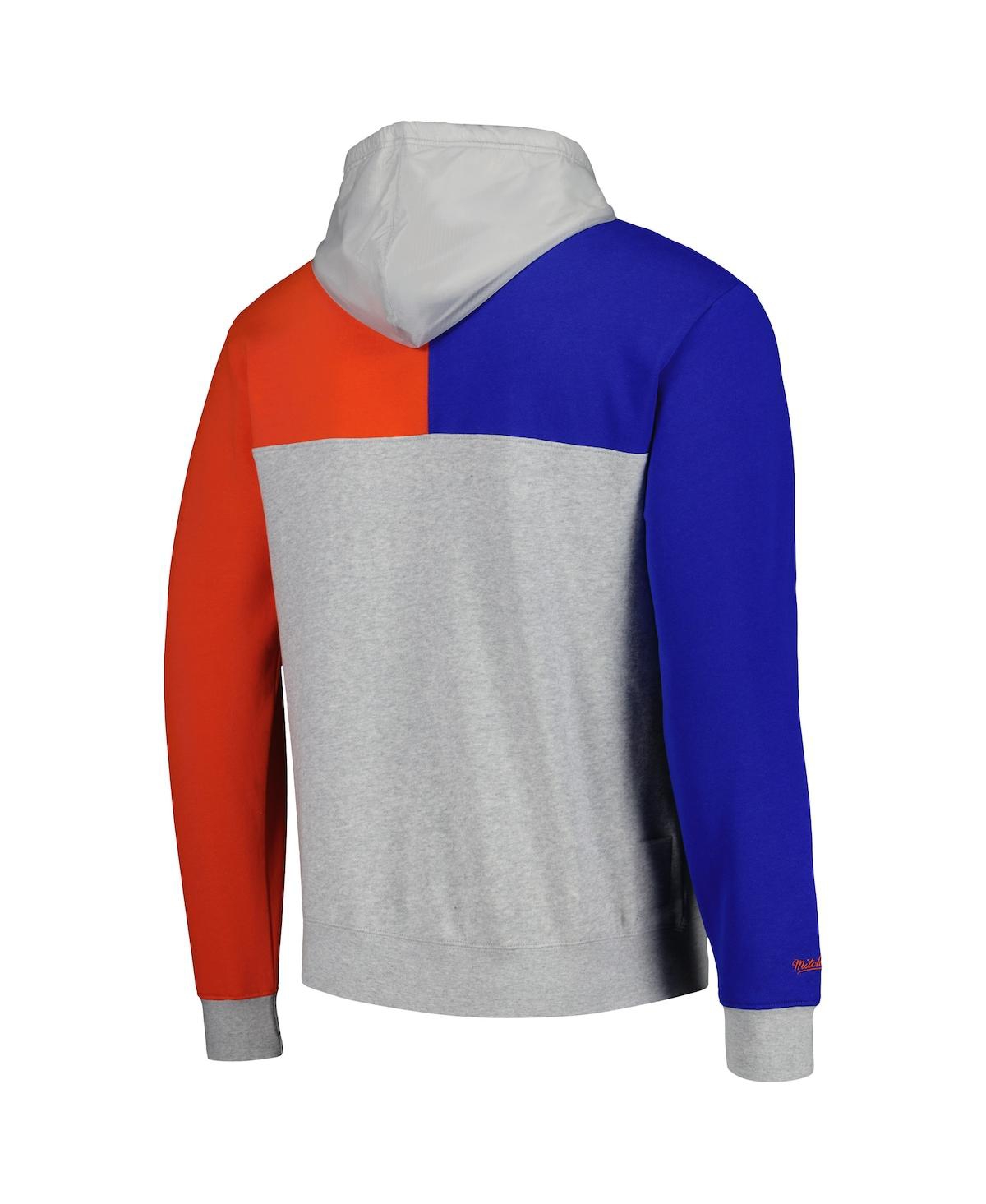 Shop Mitchell & Ness Men's  Heather Gray Florida Gators Tie-breaker Pullover Hoodie